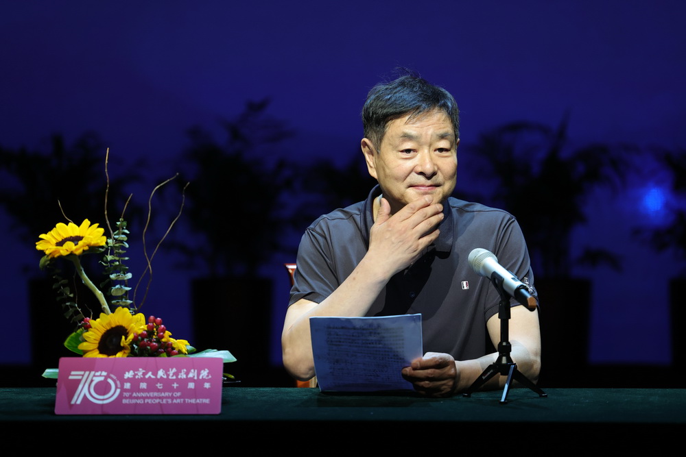 Pu Cunxin, actor of Beijing Renyi Theater and chairman of the Chinese Drama Association