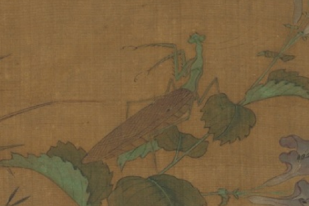 Biography of the Five Dynasties, Huang Quan, Yishi Qiurong (Partial Praying Mantis)