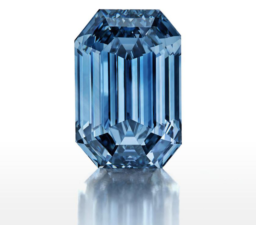 "De Beers Cullinan Grand Blue" 15.10 carats