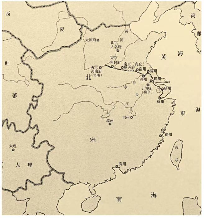 Map of the Territory and Canal in the Northern Song Dynasty