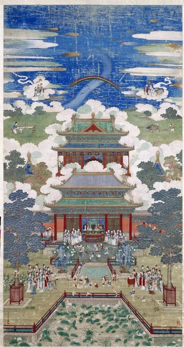 Collection of the Palace Museum, Qing Dynasty, Yao Wenhan's Qixi Scroll