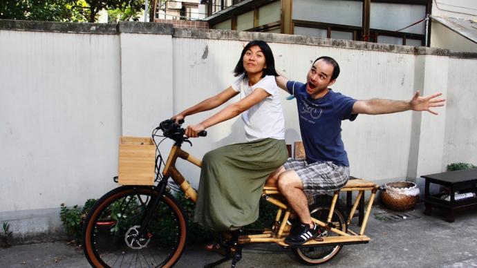 They make bicycles out of bamboo and want to get back the &quot;disappearing neighborhood&quot;