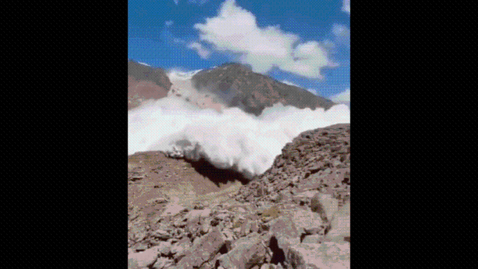 Kyrgyzstan's Tianshan avalanche, surviving tourists record buried moments