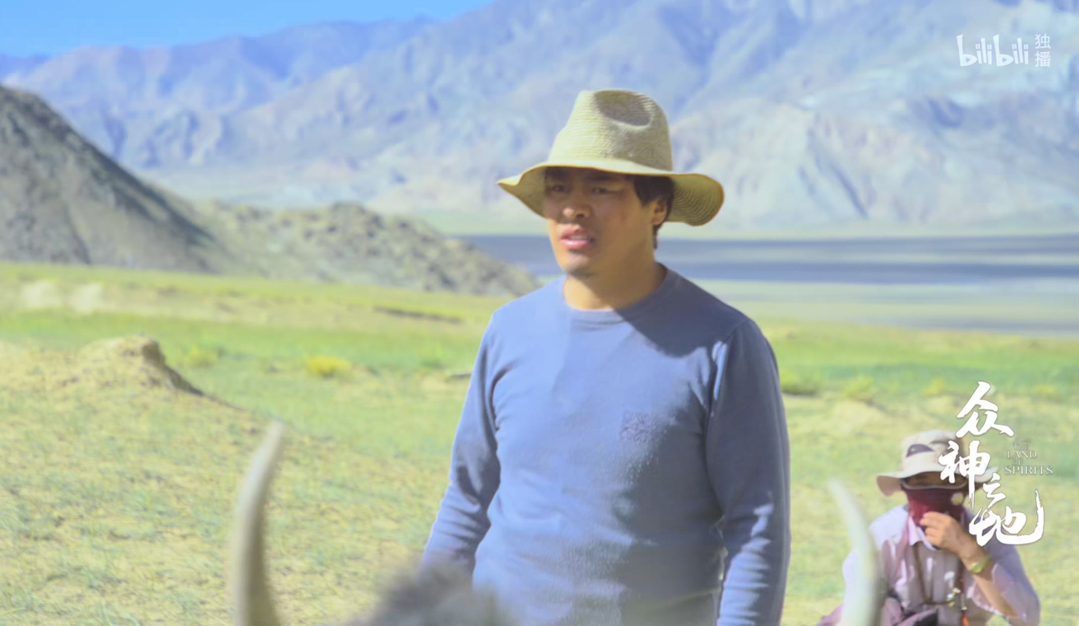 Facing the wild yaks helpless herdsmen