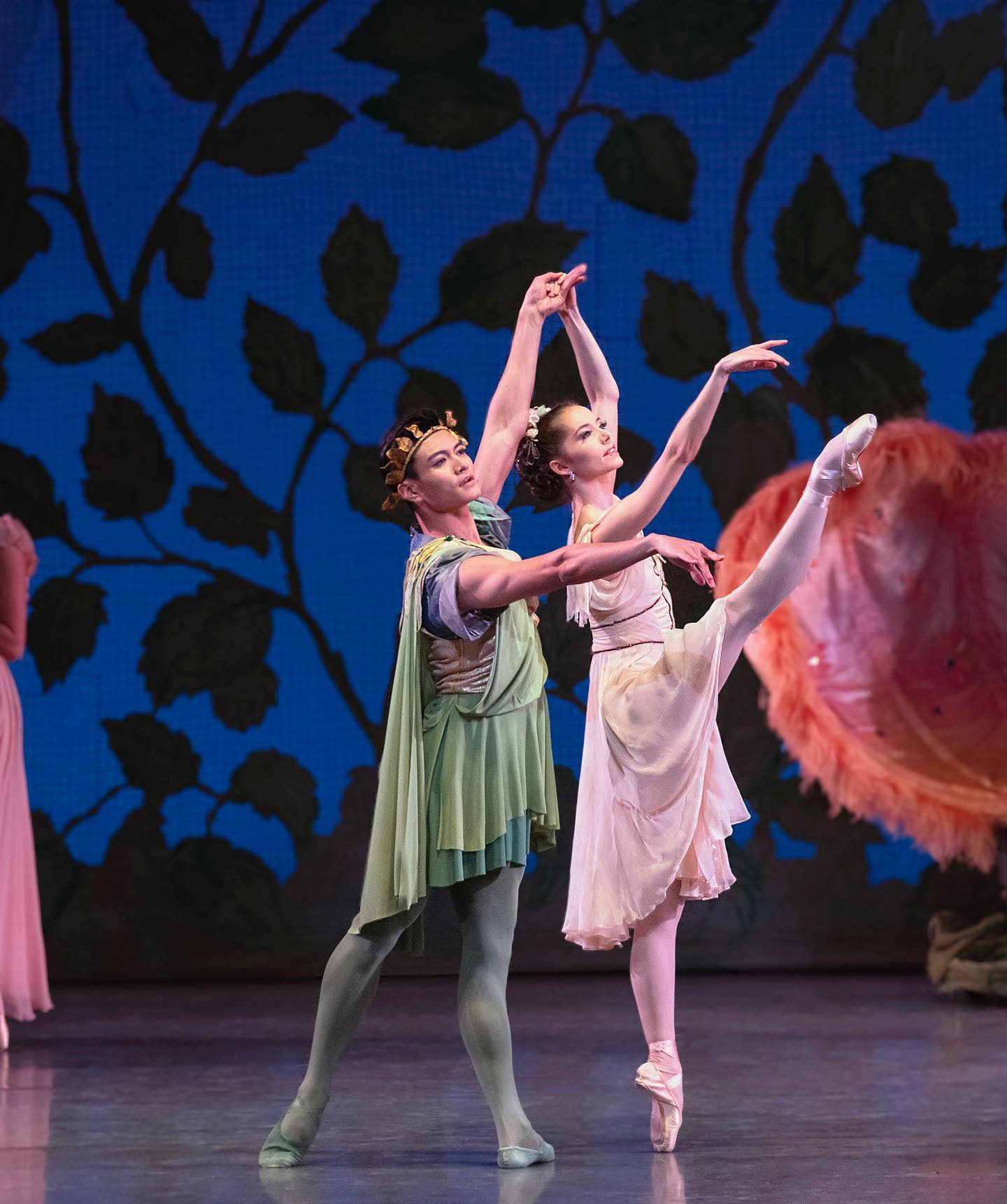 Chen Zhenwei starring in "A Midsummer Night's Dream" at the New York City Ballet, photo by Erin Baiano