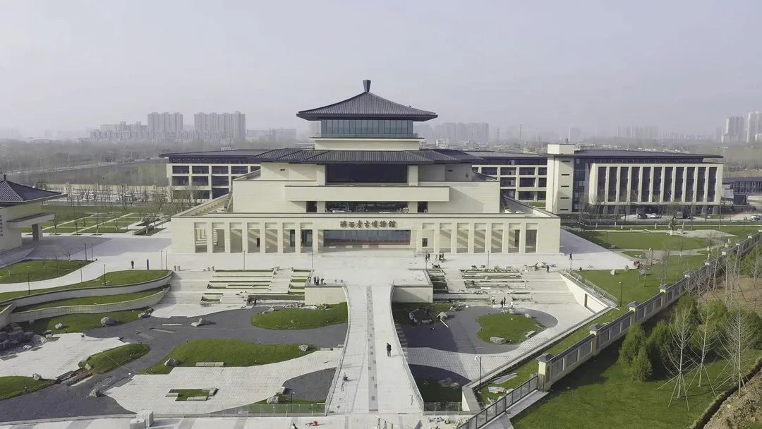 Aerial view of Shaanxi Archaeological Museum