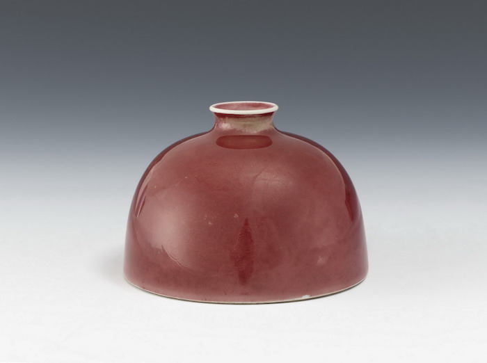 Qing Dynasty Kangxi Jingdezhen Kiln Cowpea Red Taibai Zun Collection of Shanghai Museum