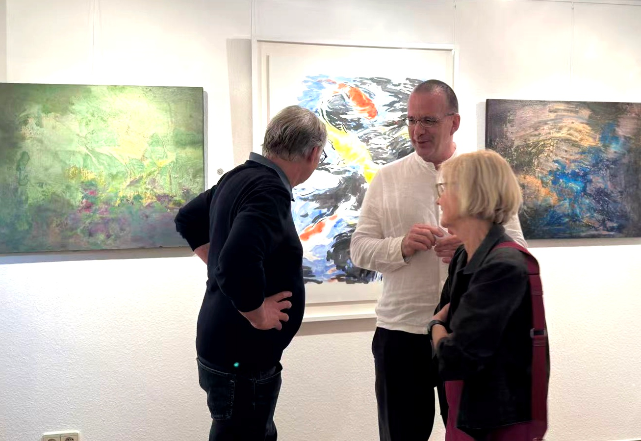 From the Huangpu River to the Elbe River, a joint exhibition of Chinese and German artists in Hamburg, Germany