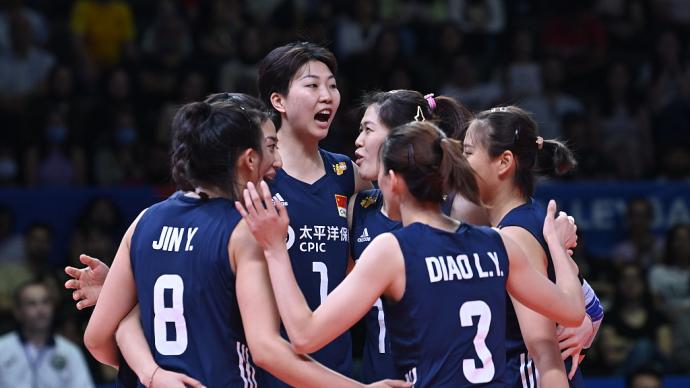 Cai Bin is unwell, the Chinese women's volleyball team 3-0 Belgium, the first win in the second stage of the World League