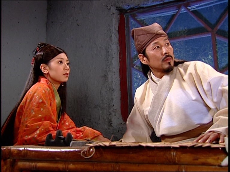 Nian Nujiao (played by Alyssa Chia) and Dongfang Shuo (played by Chen Daoming)