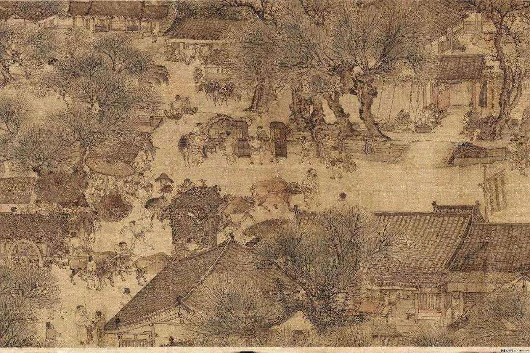 Zhang Zeduan's "Across the River during Qingming Festival" (detail)