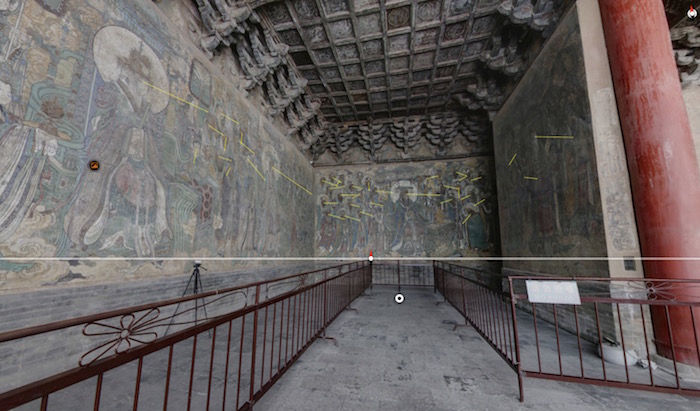 Panoramic image of Sanqing Palace