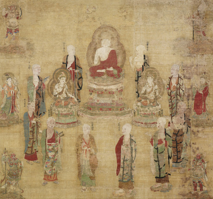"Kusha Mandala", Heian Period (12th century), Todai-ji Temple, Nara, National Treasure of Japan, later exhibit