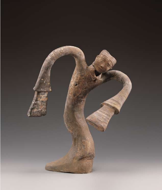 pottery dancing figurines