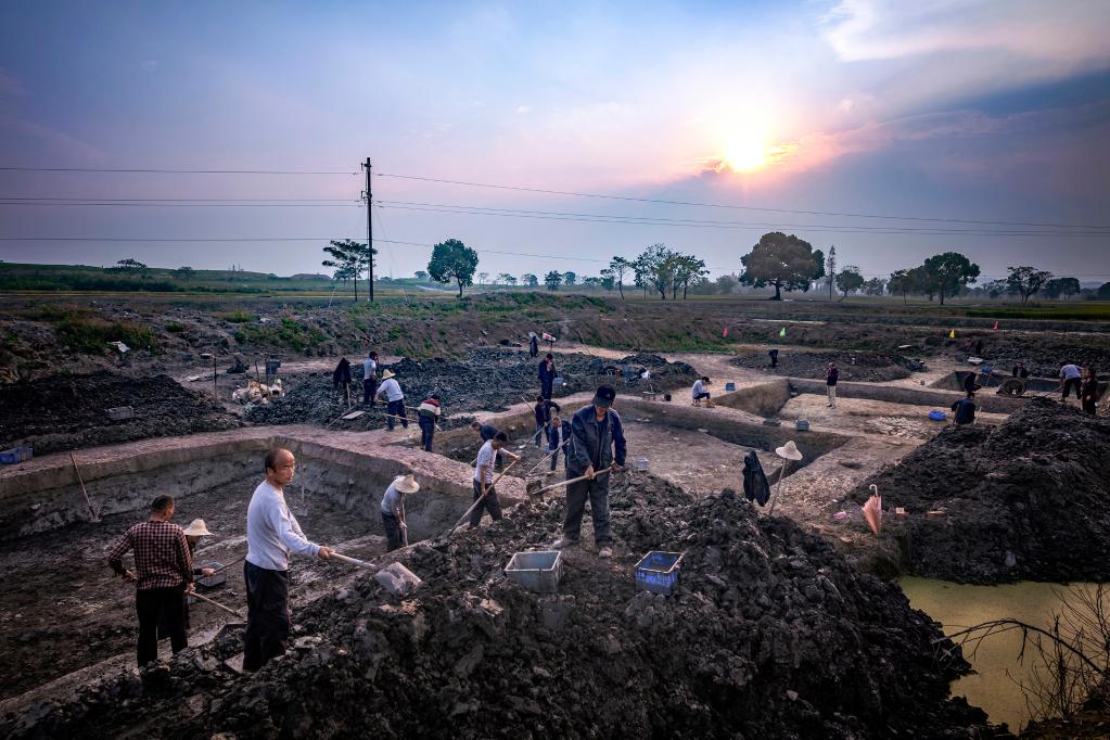Zhongjiagang archaeological site. Photo courtesy of the Management Committee of the Liangzhu Site Management Area in Hangzhou