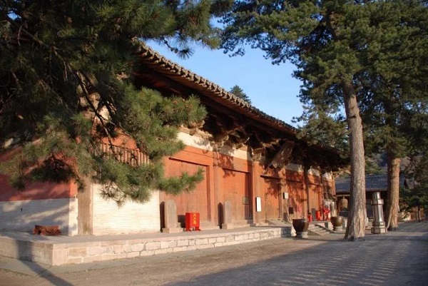 Panorama of the East Hall of Foguang Temple