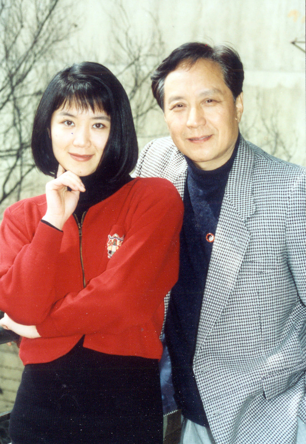Yan Xiang and his daughter Yan Xiaopin