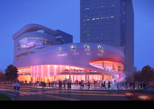 Rendering of the new and upgraded Shanghai Cinema.