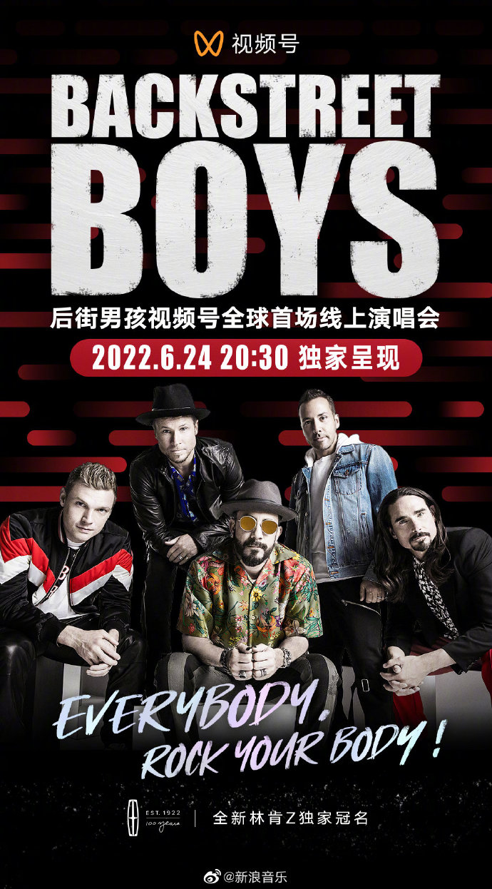 Backstreet Boys online concert poster