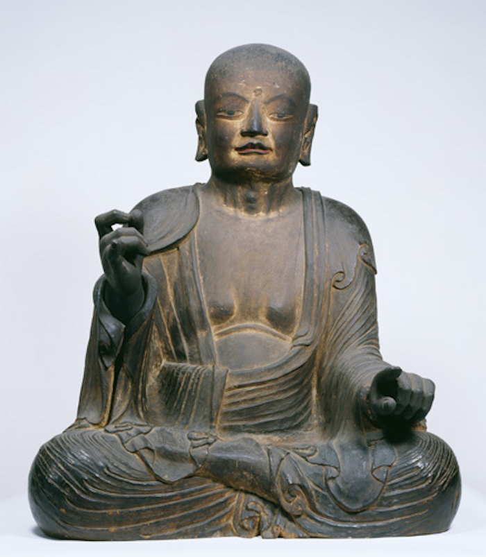 Seated Statue of a Praetorian Lawyer, Heian Period (9th century), Kyoto Shinji Temple