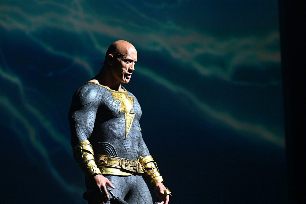 Dwayne Johnson in Black Adam look