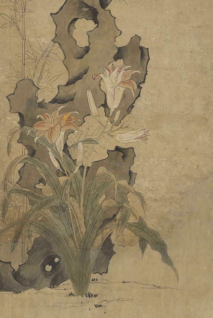 Ming Chen Hongshou Painting Shouxuan Scroll (detail) Collection of the National Palace Museum, Taipei