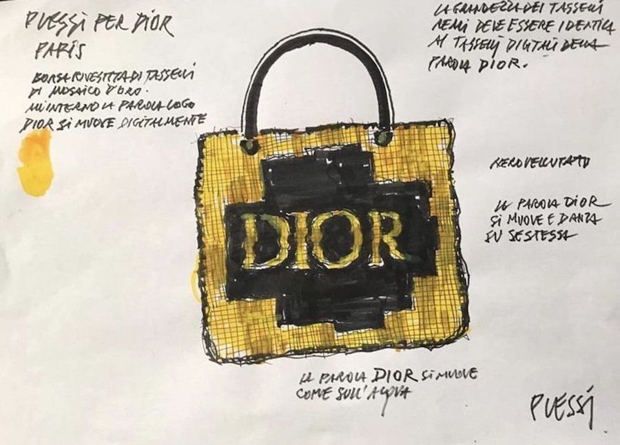 Lady Dior reinterpreted by Fabrizio Pless