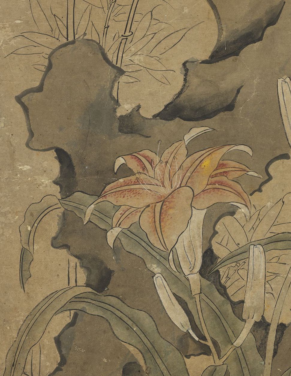 Ming Chen Hongshou Painting Shouxuan Scroll (detail) Collection of the National Palace Museum, Taipei