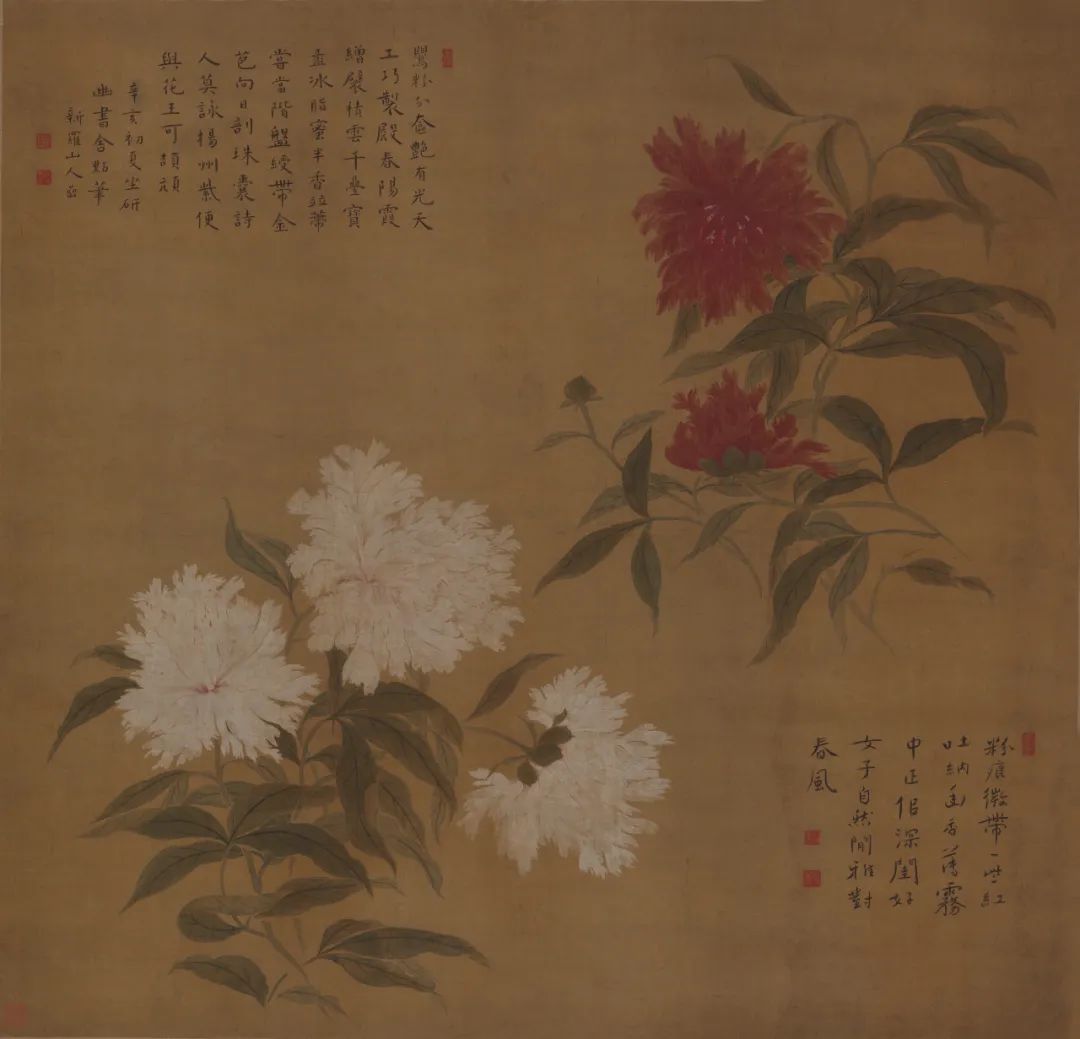 Tsinghuayan "Red and White Peony Map"