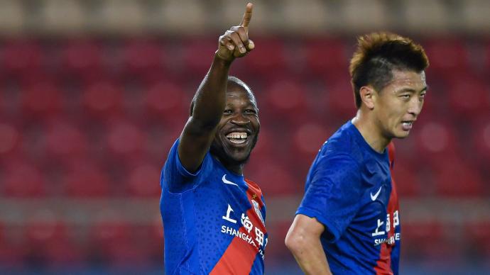 End 11 derby games without a win! Shanghai Shenhua 2-0 Shanghai Haigang, Cao Yunding made two assists